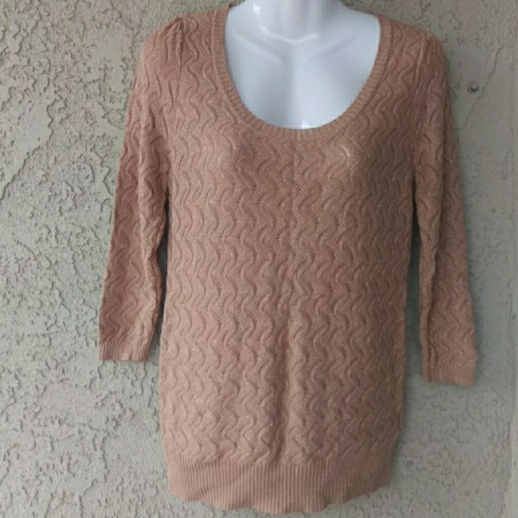 Love 21 Forever 21 Brand Golden Brown Sweater